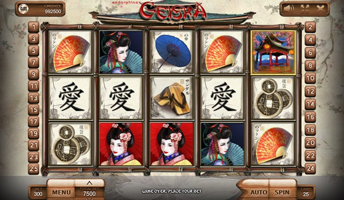 Geisha Online Casino Slot Review gameplay