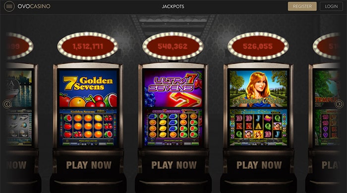 OVO Casino Review jackpots