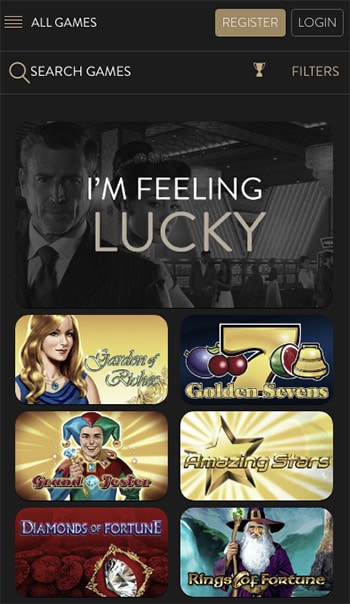 OVO Casino Review mobile